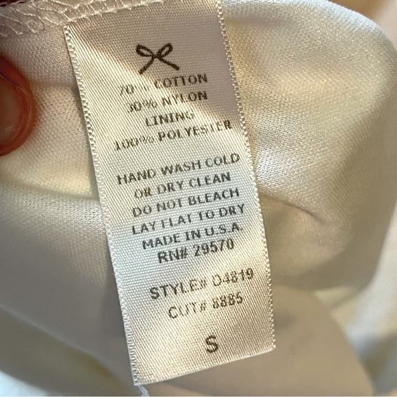 Fab’rik Lace Overlay Cream Dress - Picture 5 of 5